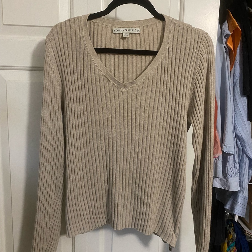 Tan Tommy Hilfiger Sweater